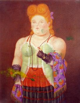 Fernando Botero : Society Lady